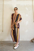 Garden Co - ord Set In Nadu Stripes Print - CiceroniCo - ord SetNIKYTA