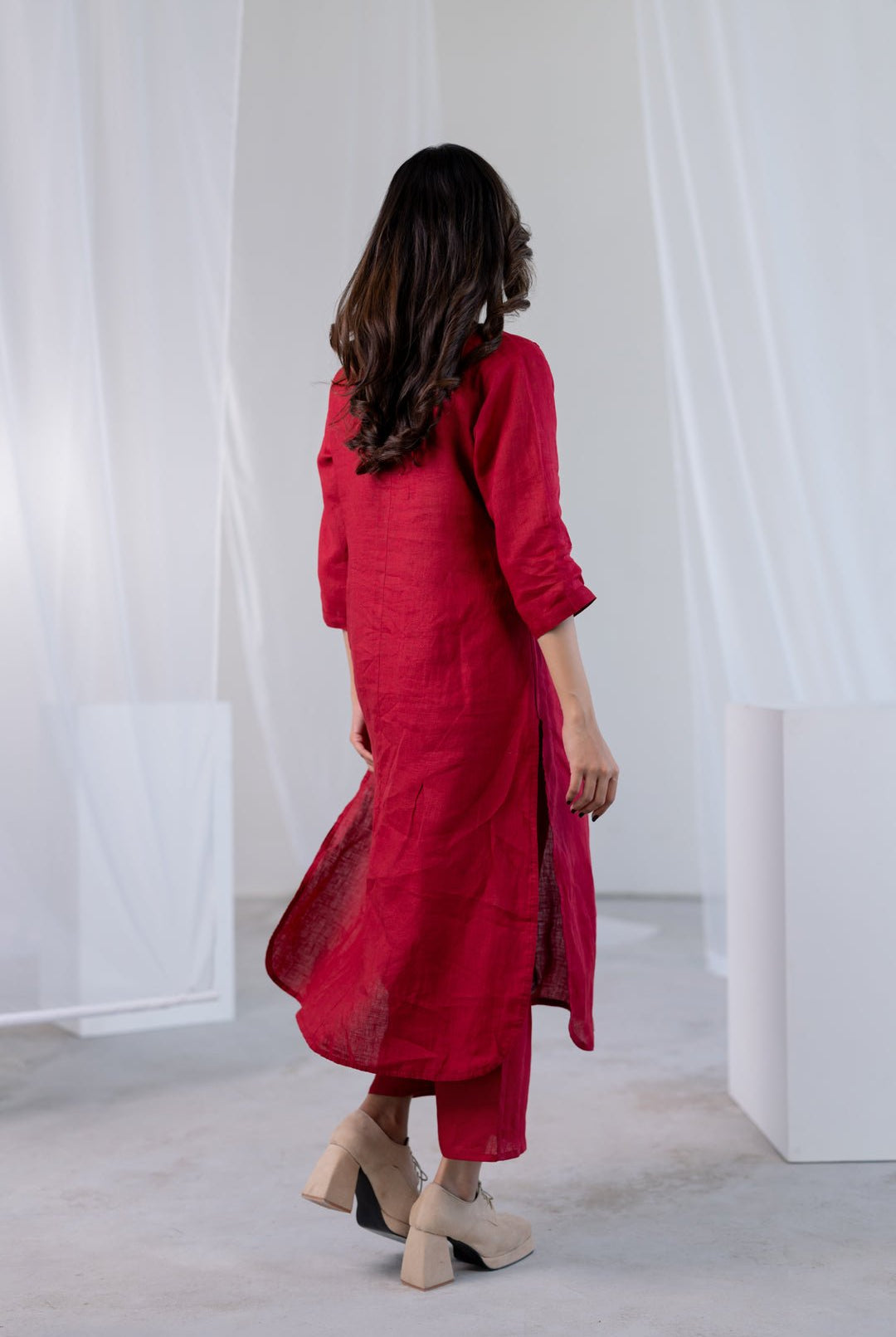 Garnet Blossom Kurta Set - CiceroniKurta Set, Everyday WearSilai Studio
