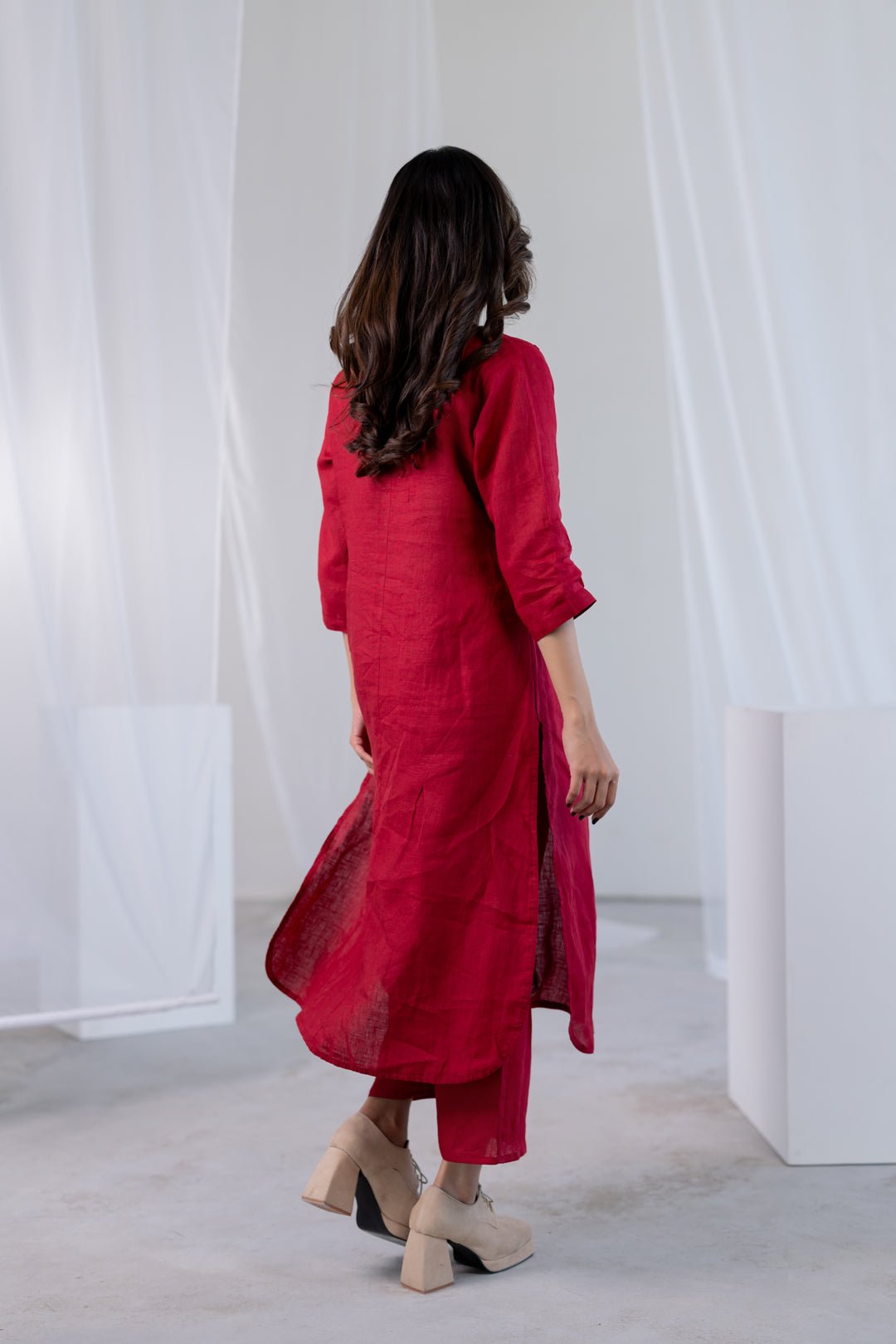 Garnet Blossom Kurta Set - CiceroniKurta Set, Everyday WearSilai Studio