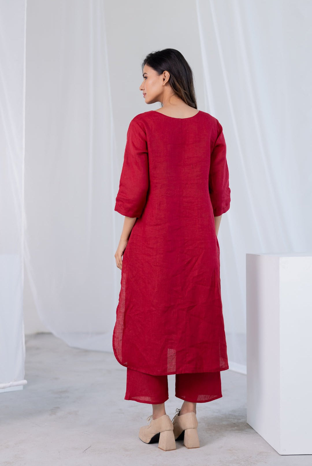 Garnet Blossom Kurta Set - CiceroniKurta Set, Everyday WearSilai Studio