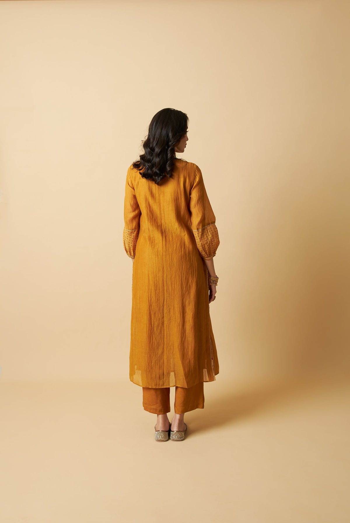 Genda Phool Embroidered Kurta Set- Set of 3 - CiceroniKurta Set, Festive WearPants and Pajamas
