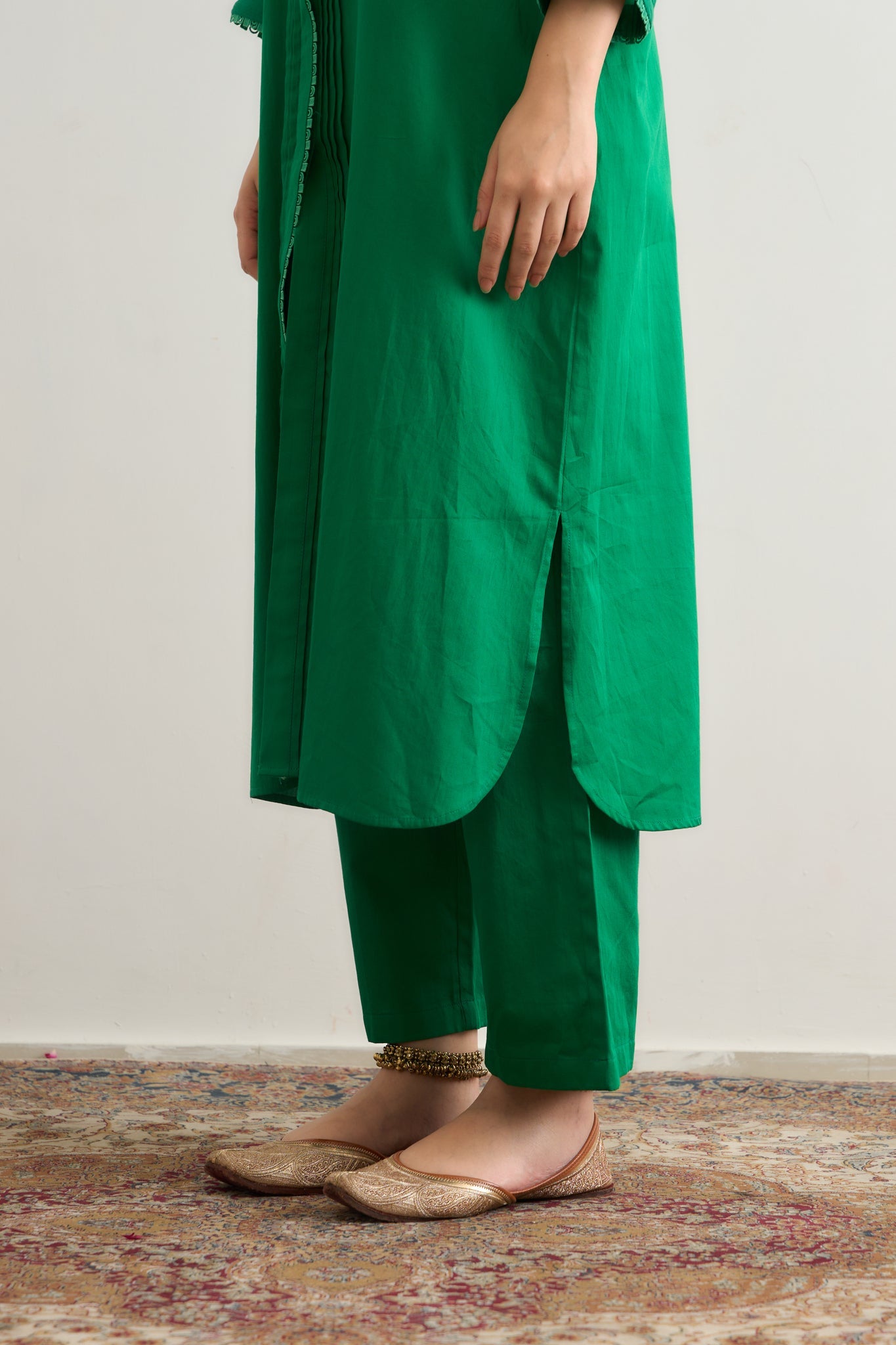 Gloria Co - ord Set - Green - CiceroniKurta Set, Festive WearRAAS Life