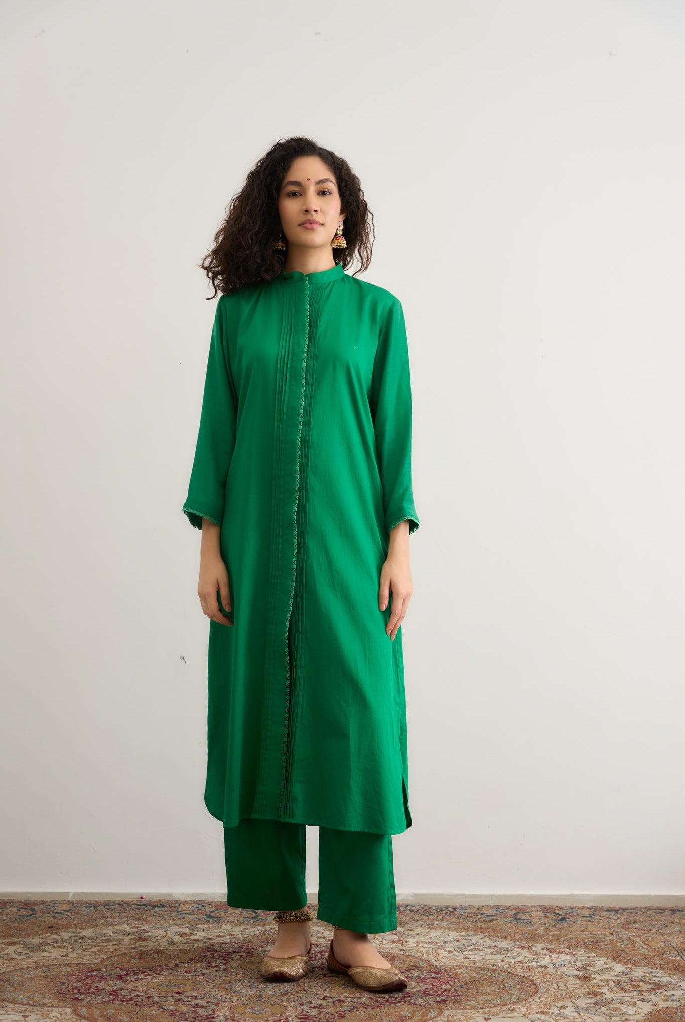 Gloria Co - ord Set - Green - CiceroniKurta Set, Festive WearRAAS Life