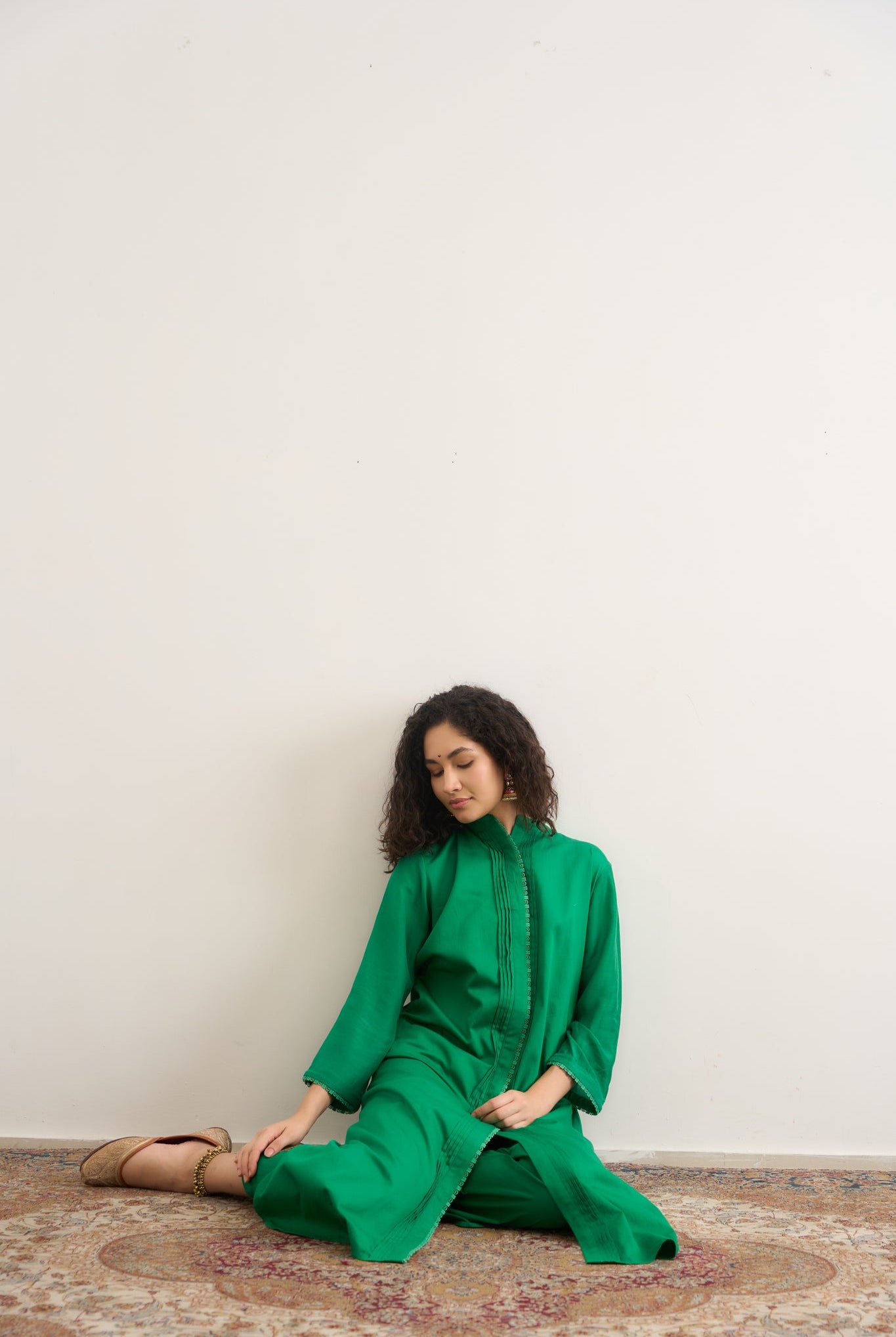 Gloria Co - ord Set - Green - CiceroniKurta Set, Festive WearRAAS Life