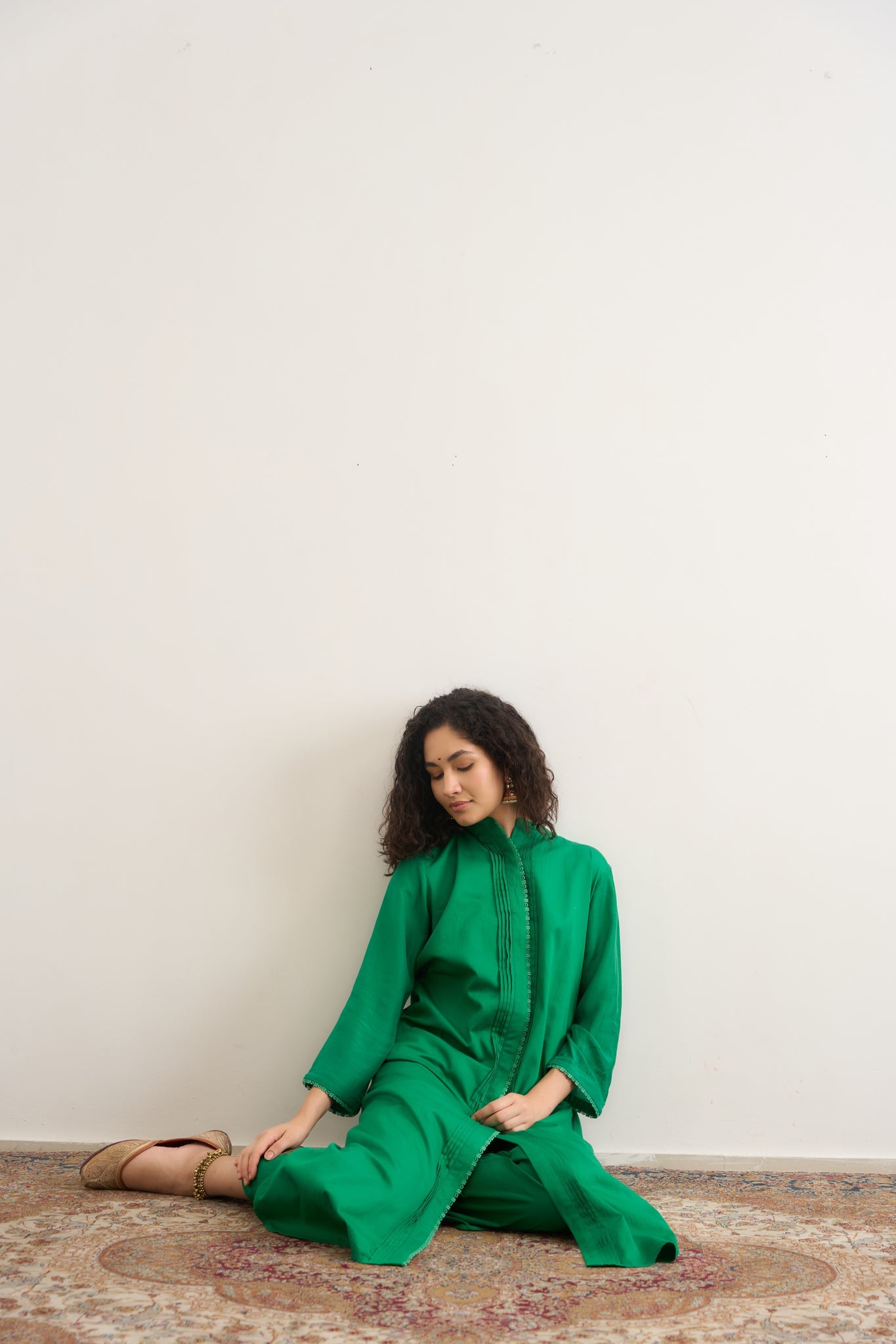 Gloria Co - ord Set - Green - CiceroniKurta Set, Festive WearRAAS Life