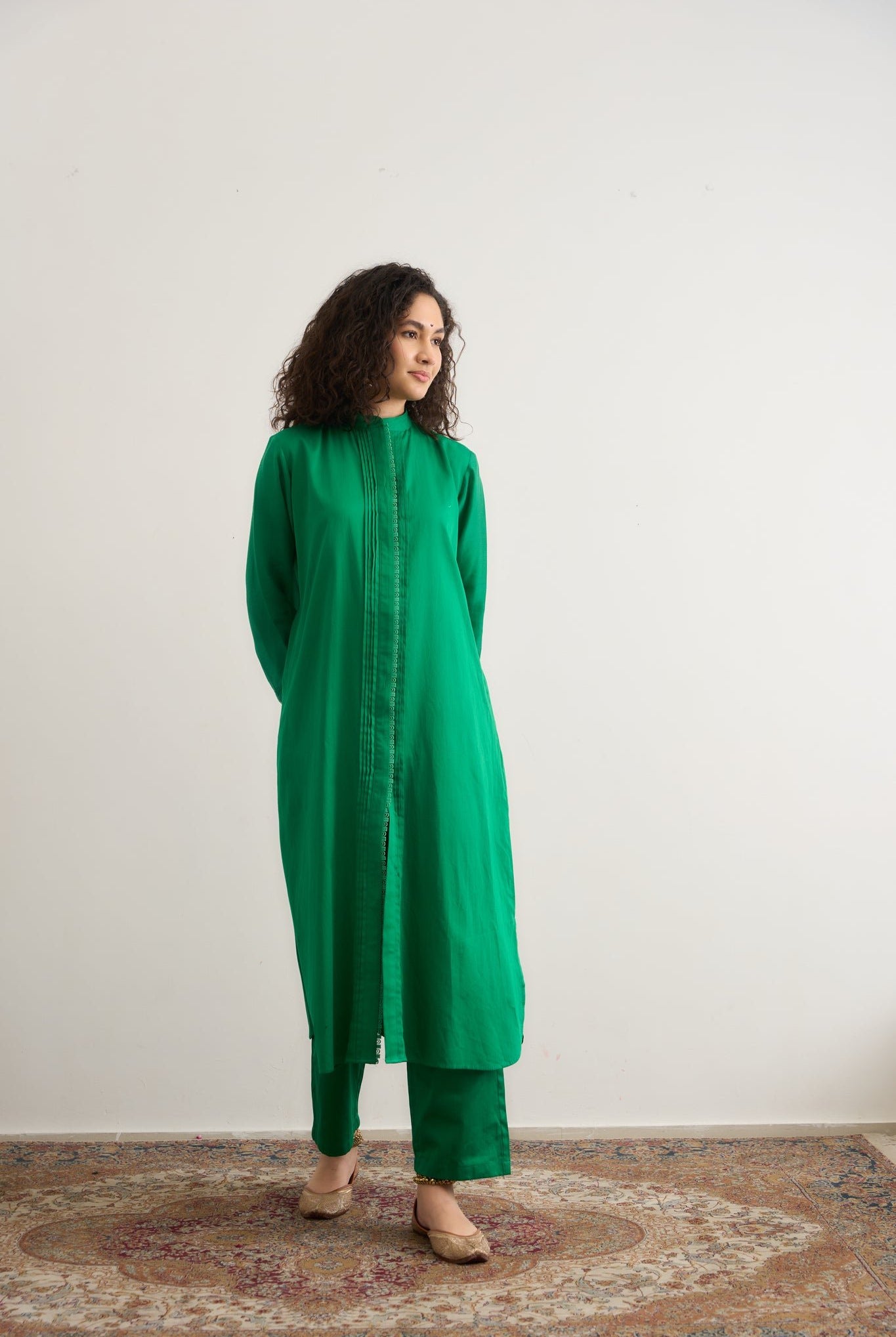 Gloria Co - ord Set - Green - CiceroniKurta Set, Festive WearRAAS Life
