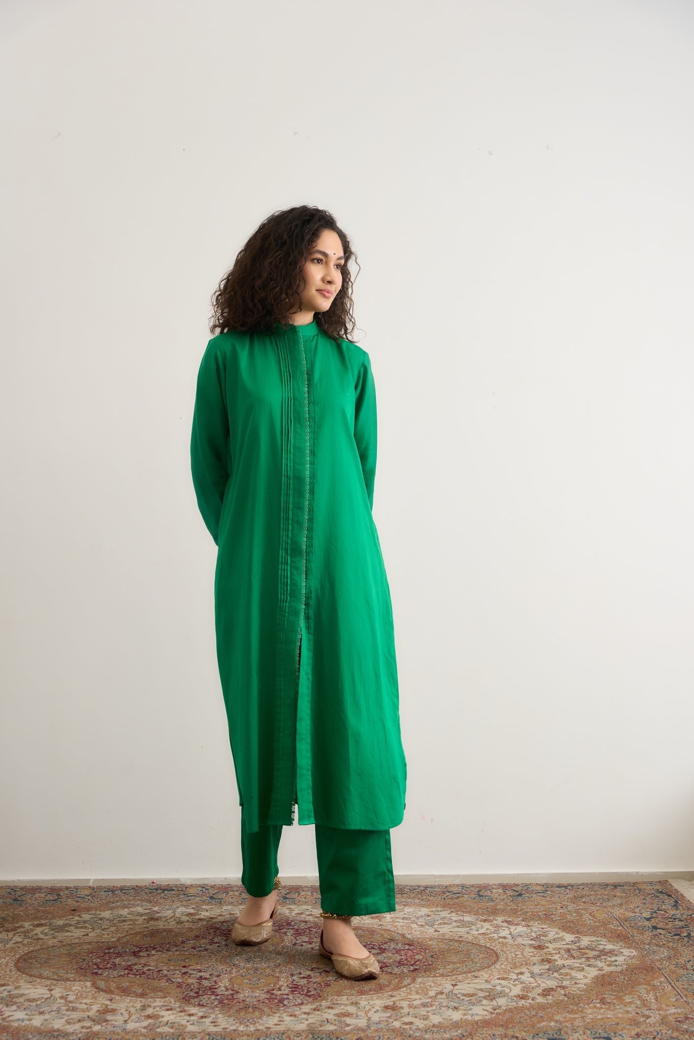 Gloria Co - ord Set - Green - CiceroniKurta Set, Festive WearRAAS Life