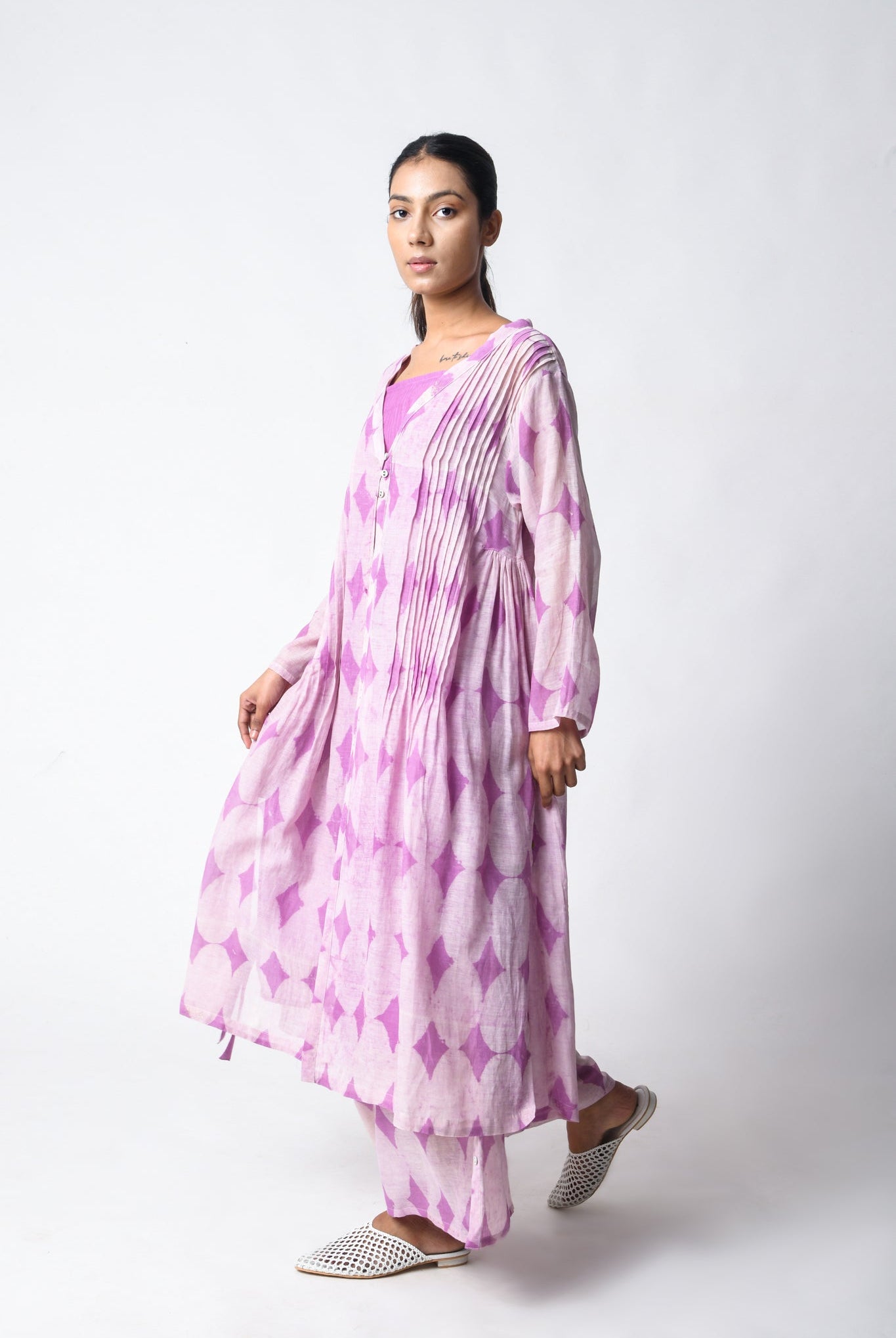Goddess Plum Co - ord Set - CiceroniKurta Set, Everyday WearJayati Goenka