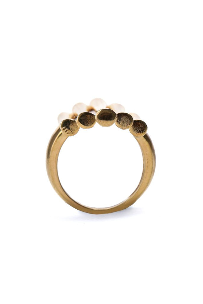 Gold Beam Ring - CiceroniRingUnbent