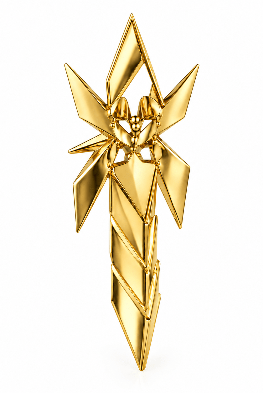 Golden Dagger Nail Ring - CiceroniNail RingKalon Art Jewellery