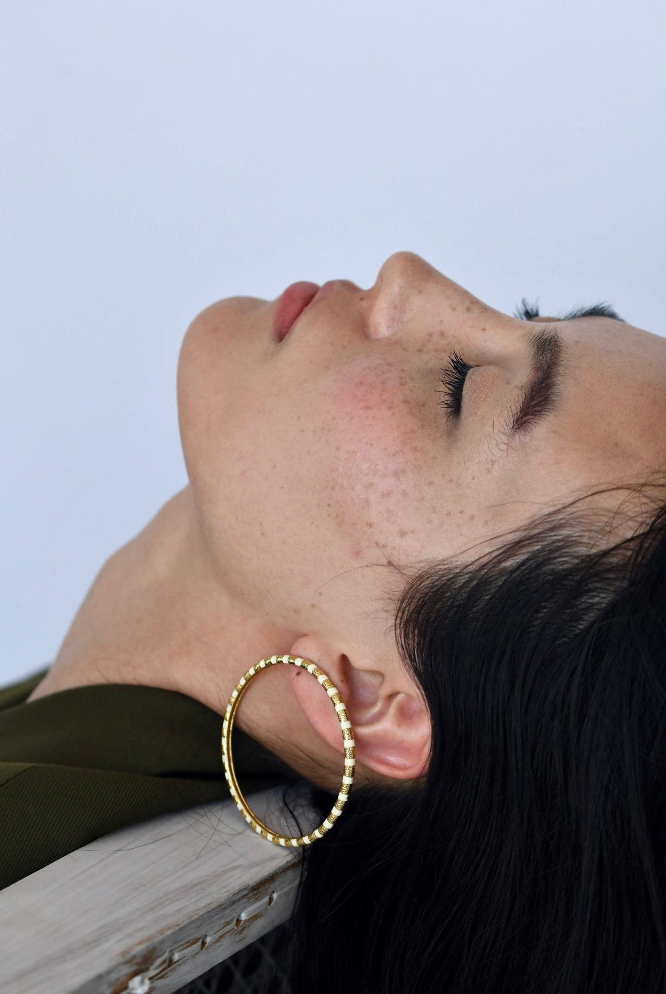 Golden Galaxy Ear Studs - CiceroniEarringsThe Loom Art