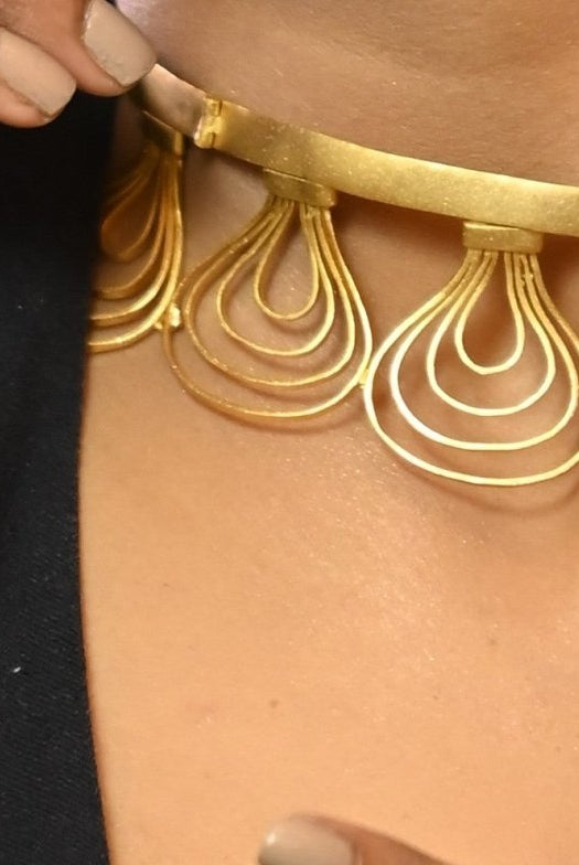 Golden Groove Choker - CiceroniChokerZaza by Somya