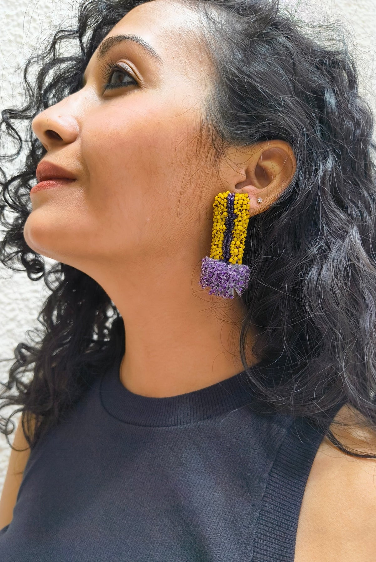 Golden Iris Earrings - CiceroniEarringsBandish