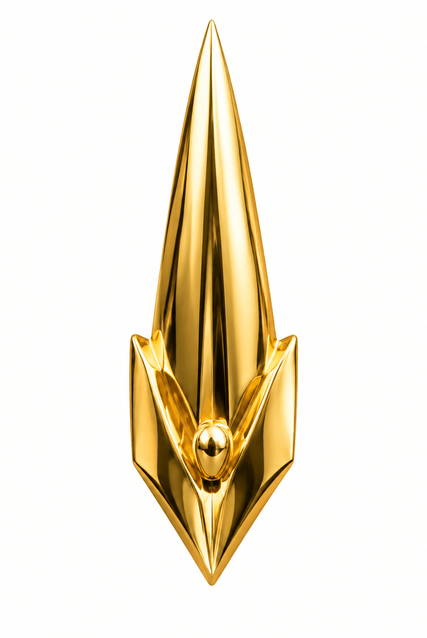 Golden Vanguard Nail Ring - CiceroniNail RingKalon Art Jewellery