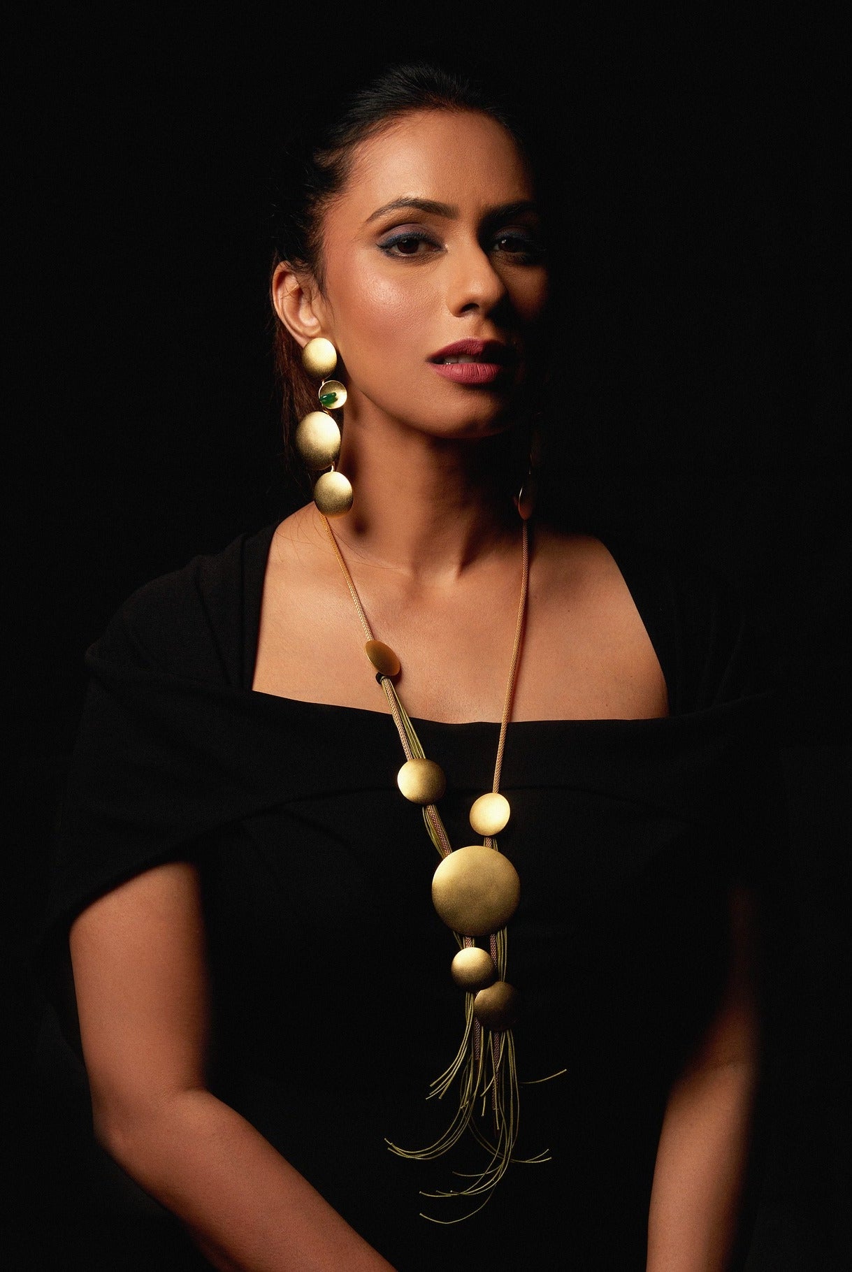 Grand Green Neckpiece - CiceroniNeckpieceZaza by Somya