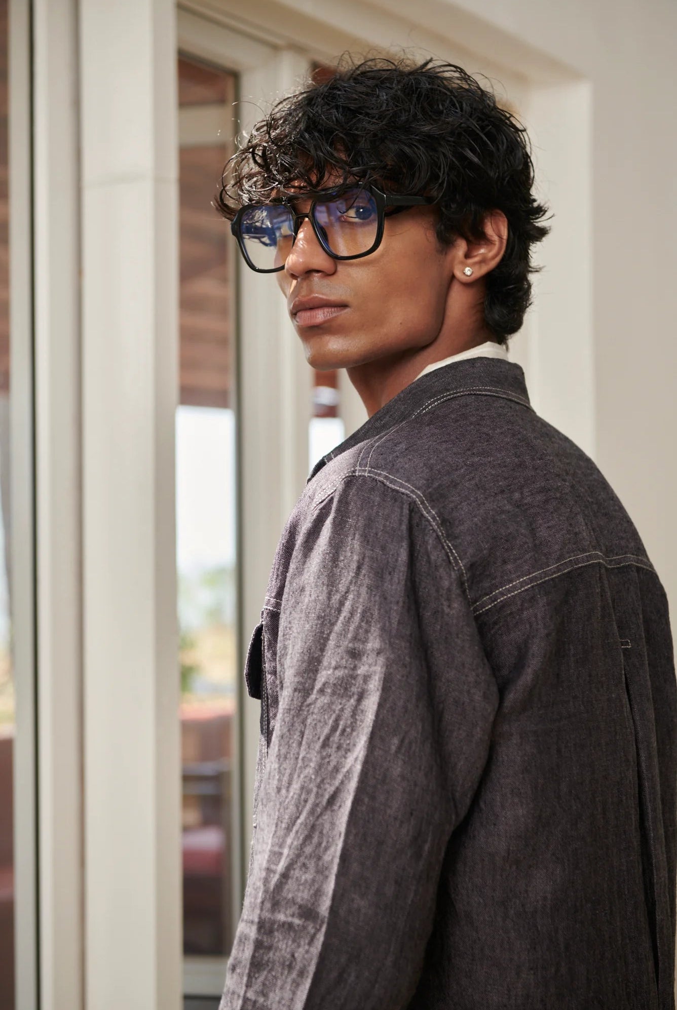 Graphite Linen Men's Jacket & Jogger Set - CiceroniCo - ord SetSaphed