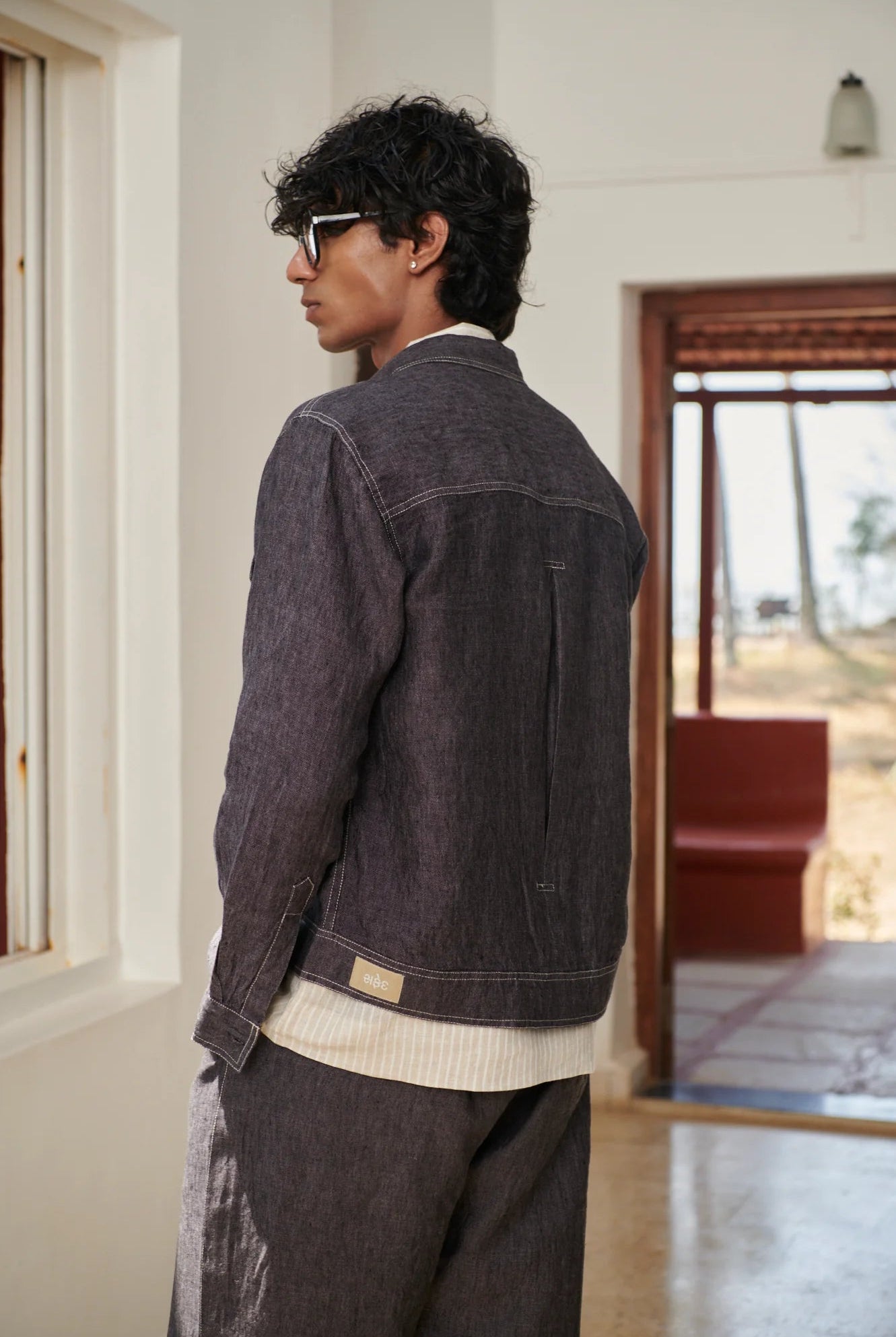 Graphite Linen Men's Jacket & Jogger Set - CiceroniCo - ord SetSaphed