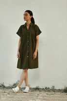 Green Backpackers Dress - CiceroniDressesCanoopi