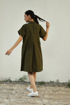 Green Backpackers Dress - CiceroniDressesCanoopi