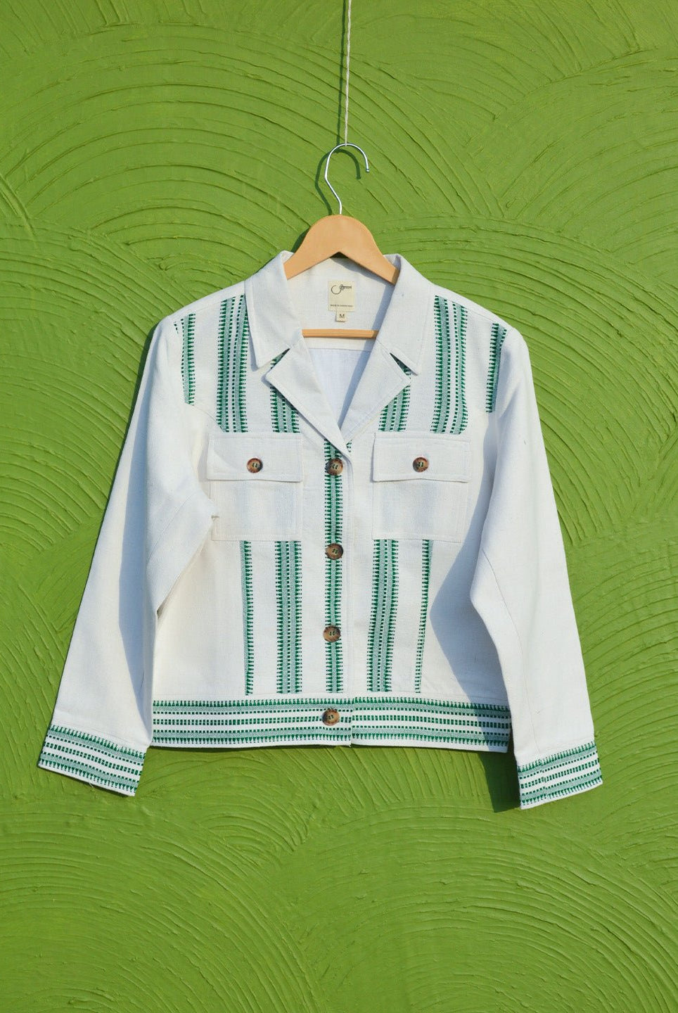 Green Biker Jacket - CiceroniJacketsJohargram