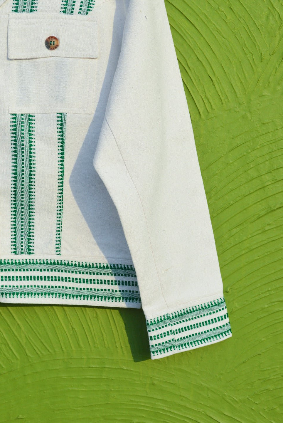 Green Biker Jacket - CiceroniJacketsJohargram