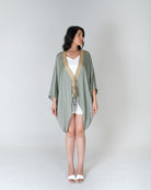 Green Braided Short Cape - CiceroniCapeNeora