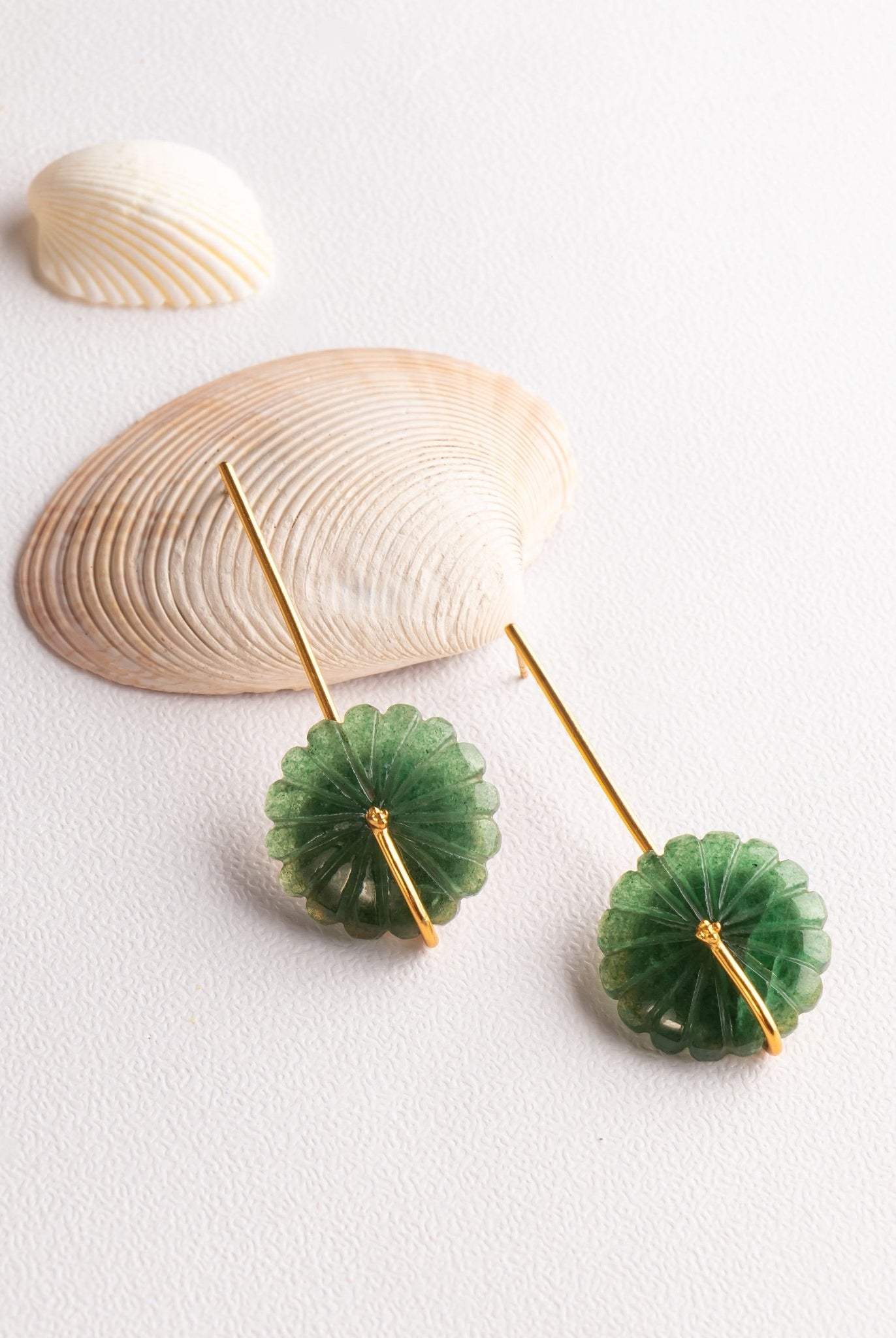 Green Floret Earings - CiceroniEarringsRumri