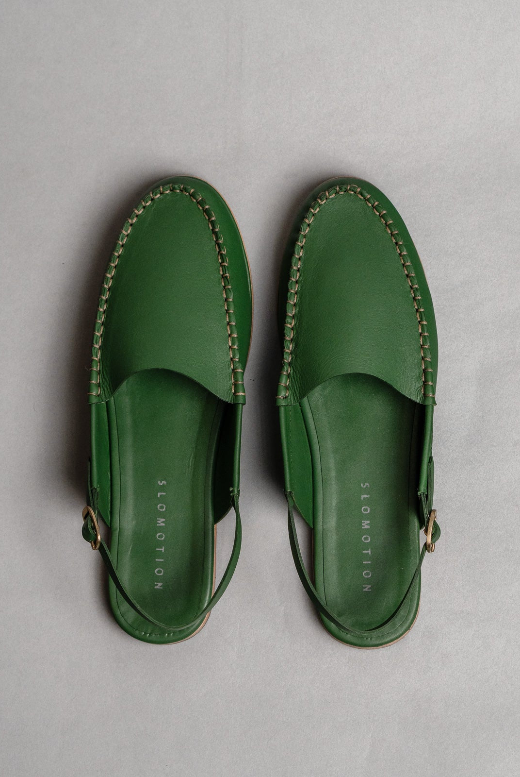 Green Mule Loafers - Women - CiceroniSandalsSlomotion