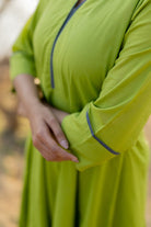 Green Pear Kalidaar Set - CiceroniKurta Set, Everyday WearMaidaan