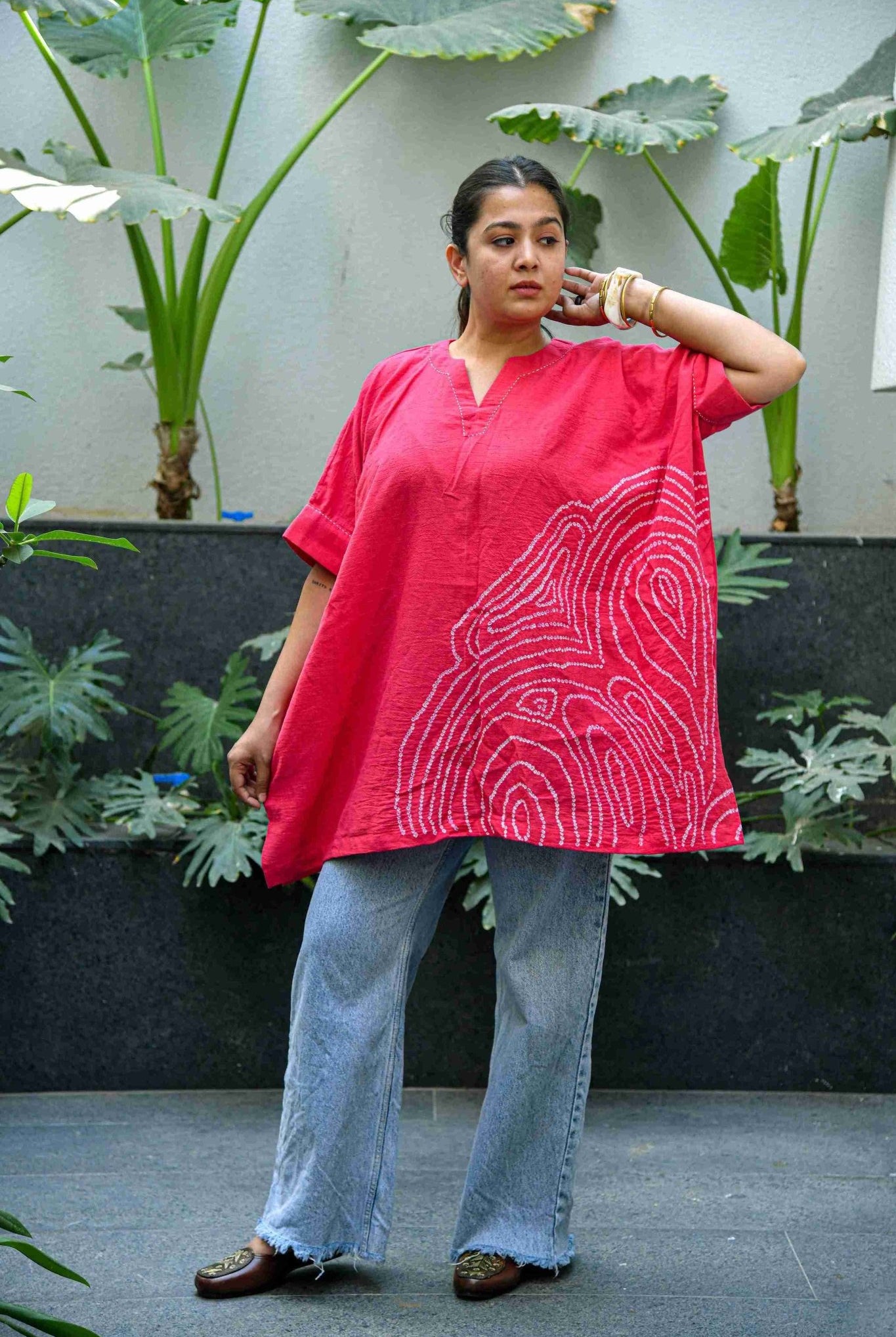 Gul Aab Fingerprint Top - CiceroniTopsYD Aashiya