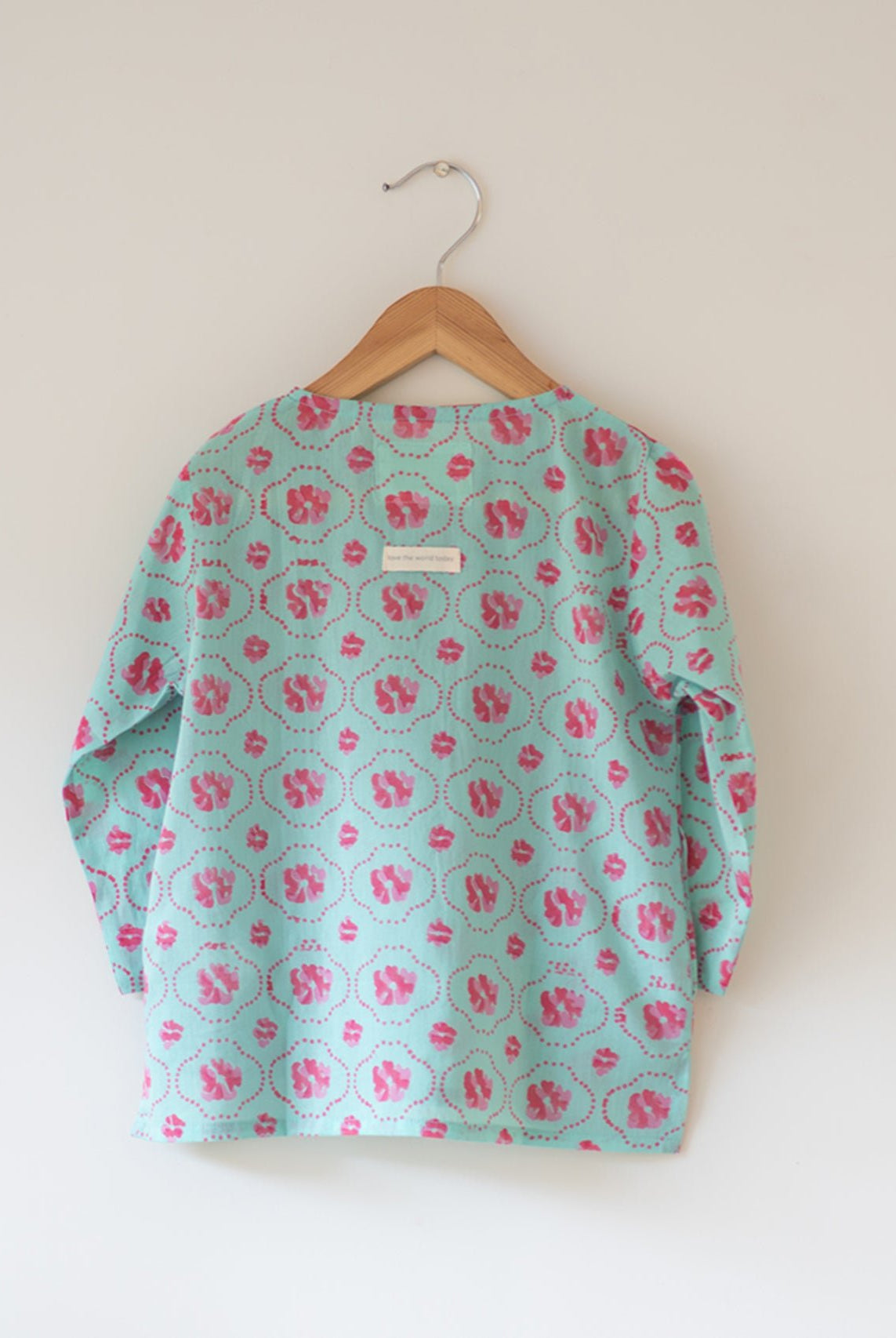 Gul Cotton Blue Floral Kurta - CiceroniKurtaLove The World Today