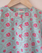 Gul Cotton Blue Floral Kurta - CiceroniKurtaLove The World Today