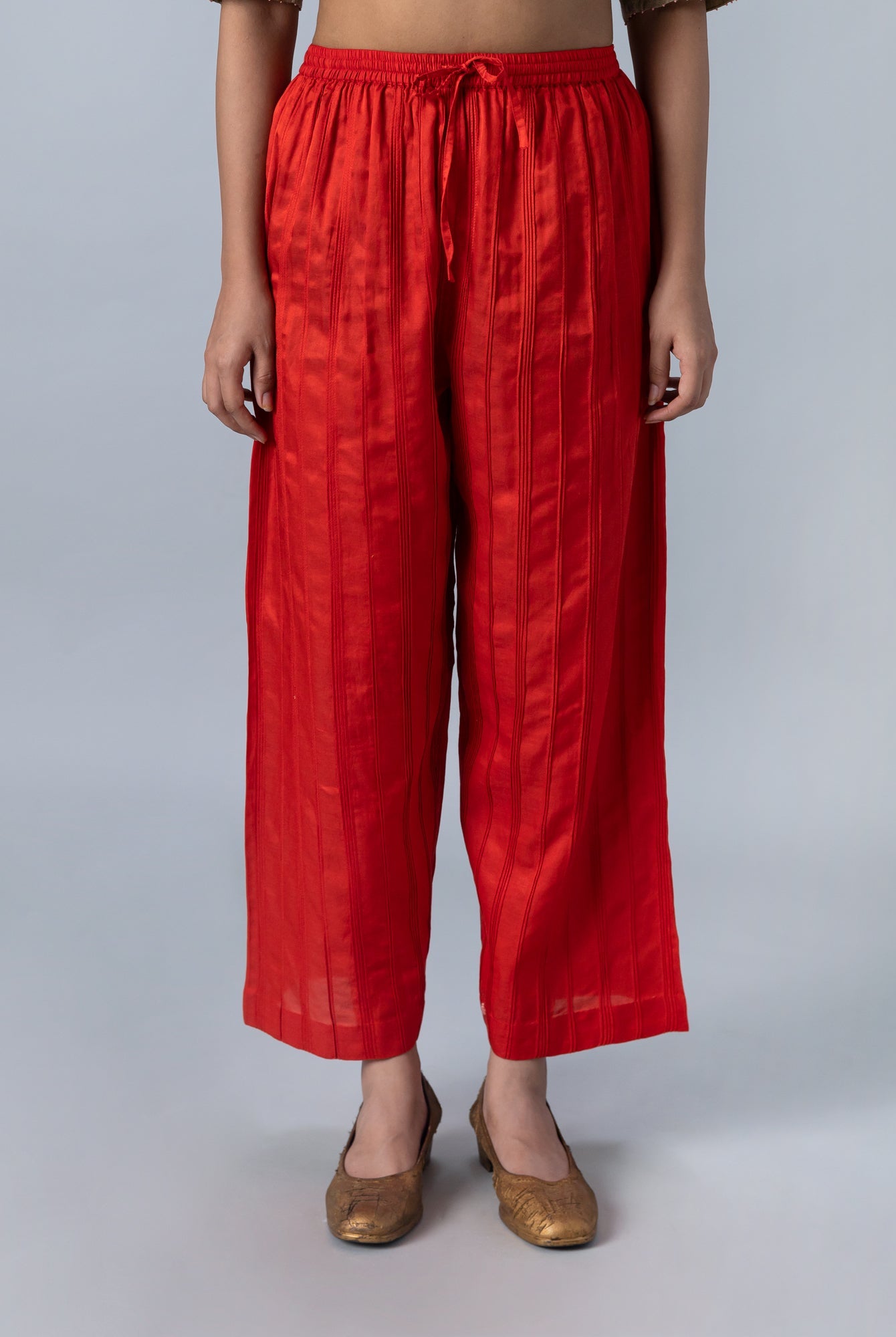 Gulab Red Pyjama - CiceroniPyjamaShades of India