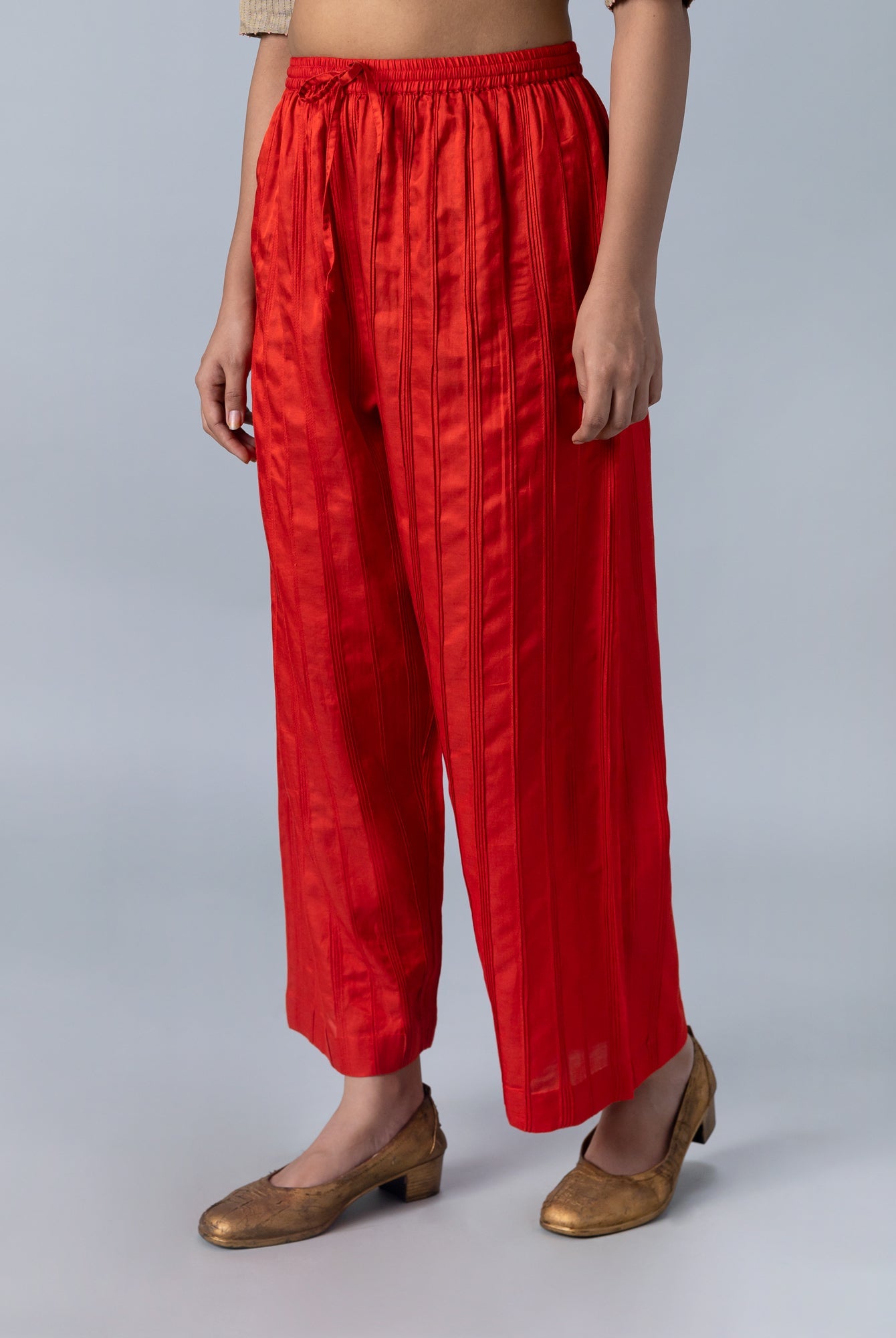 Gulab Red Pyjama - CiceroniPyjamaShades of India