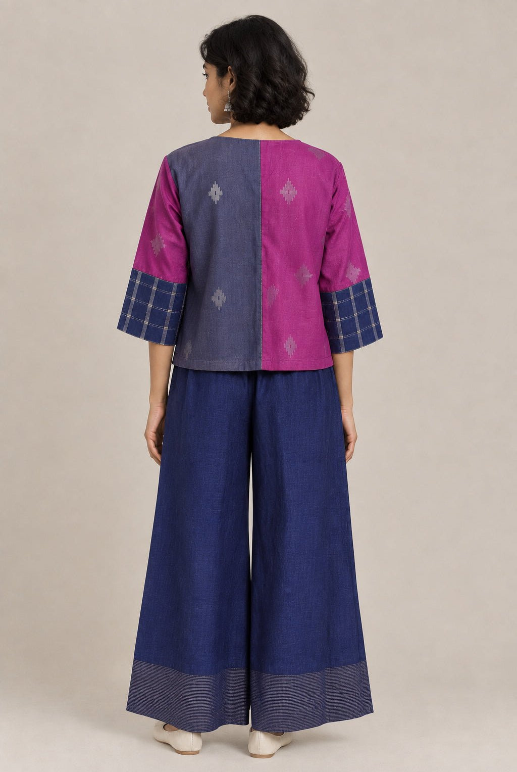 Gulabo Round Neck Top - CiceroniTopsBhomra