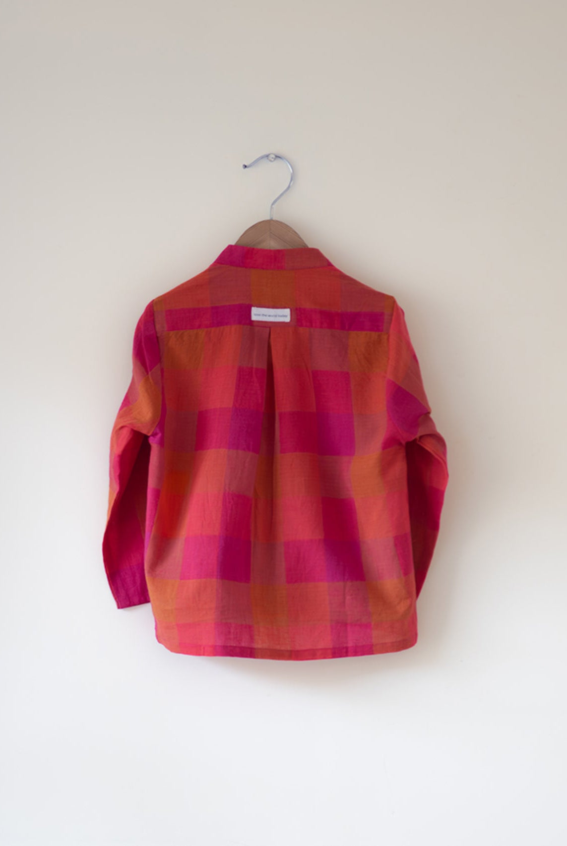 Gulmohar Cotton Checkered Full Sleeve Jacket Shirt - CiceroniShirtLove The World Today