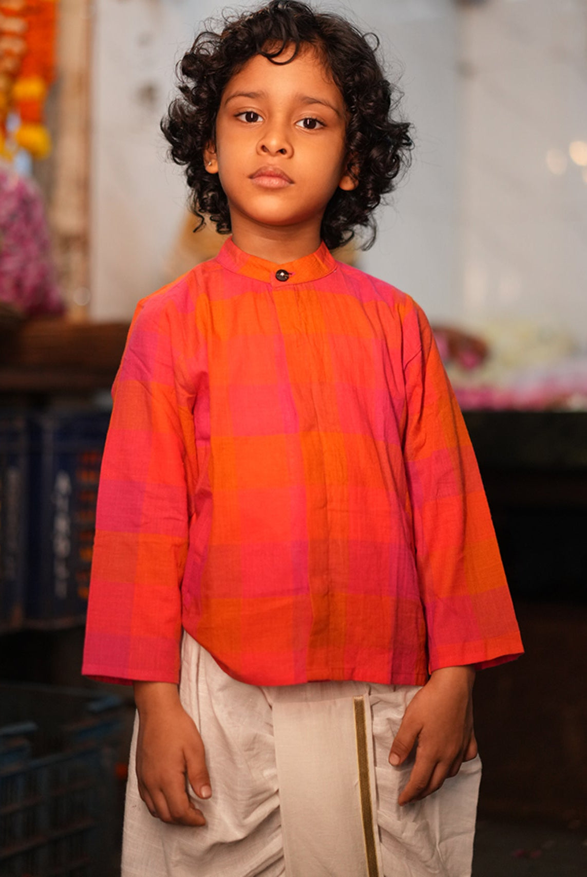 Gulmohar Cotton Checkered Full Sleeve Jacket Shirt - CiceroniShirtLove The World Today