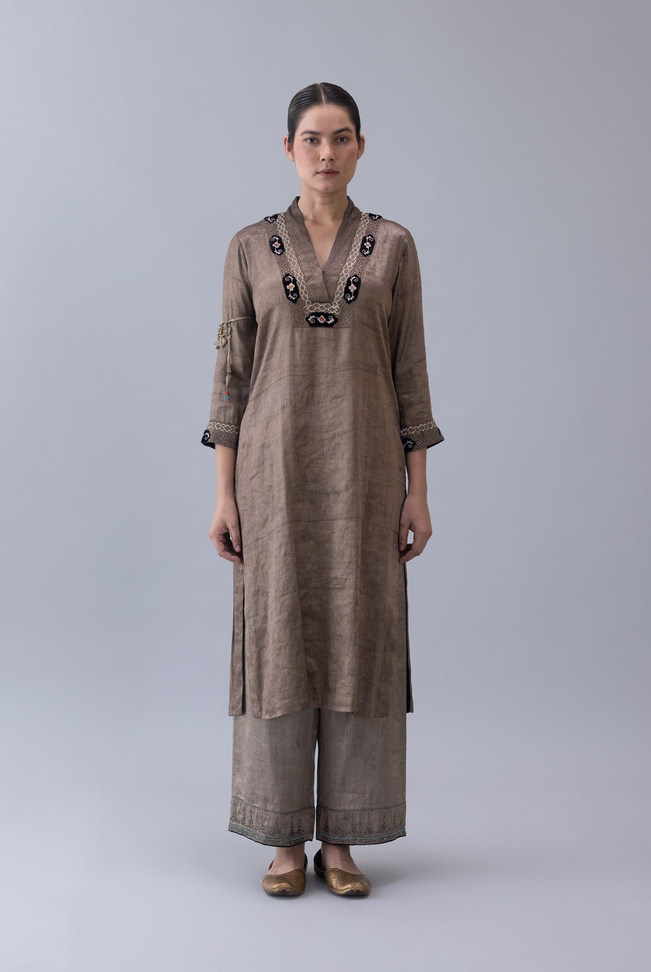 Gyatso Metallic Kurta - CiceroniKurta Set, Festive WearShades of India