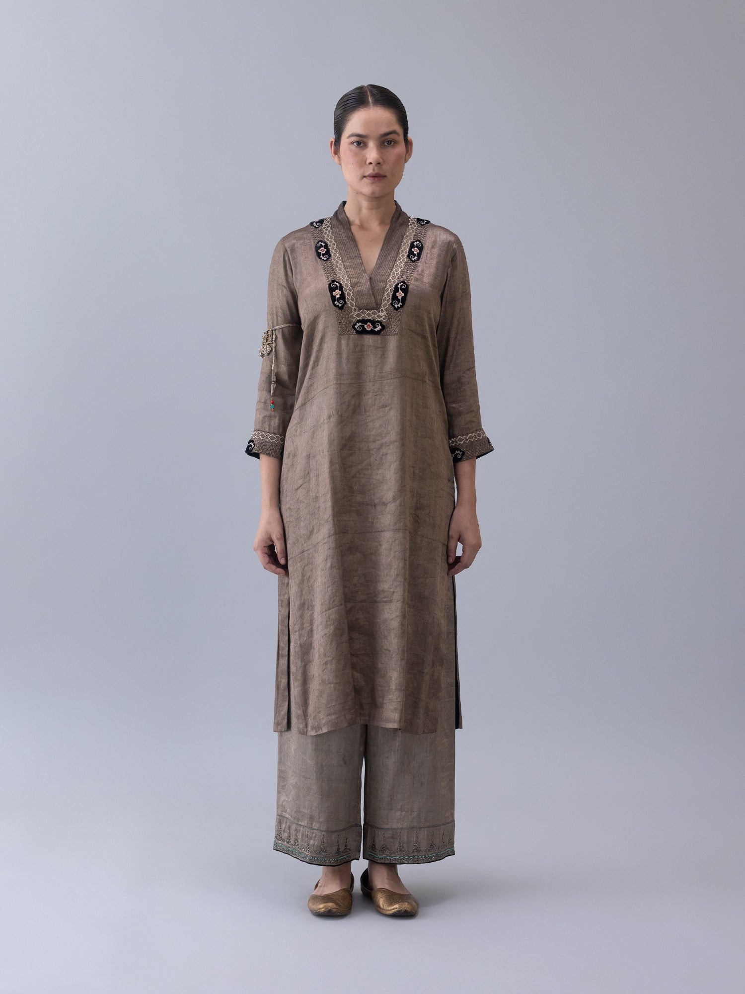 Gyatso Metallic Kurta - CiceroniKurta Set, Festive WearShades of India