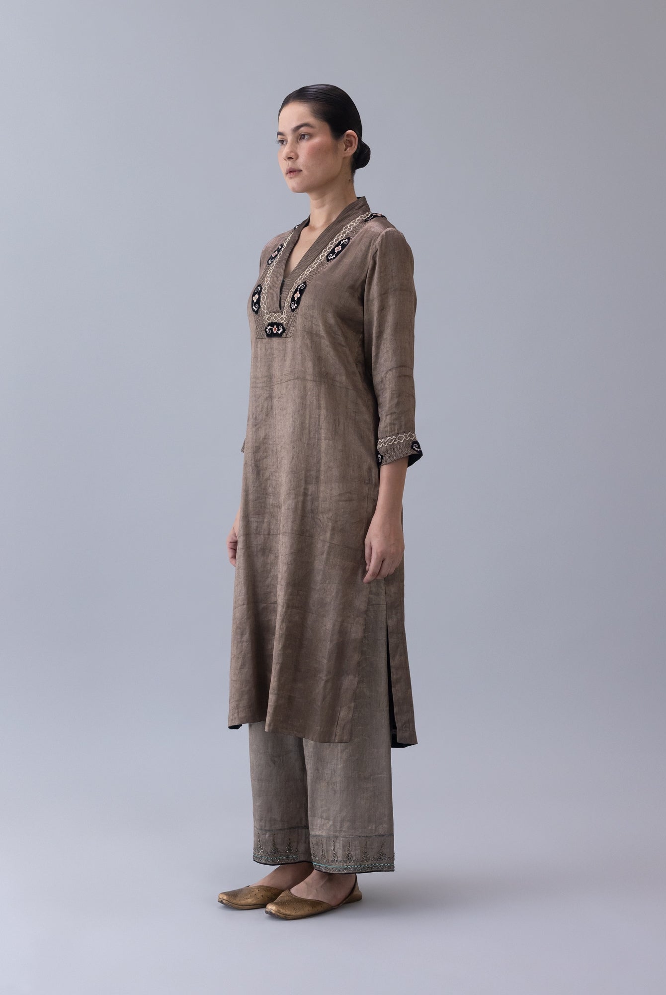 Gyatso Metallic Kurta - CiceroniKurta Set, Festive WearShades of India