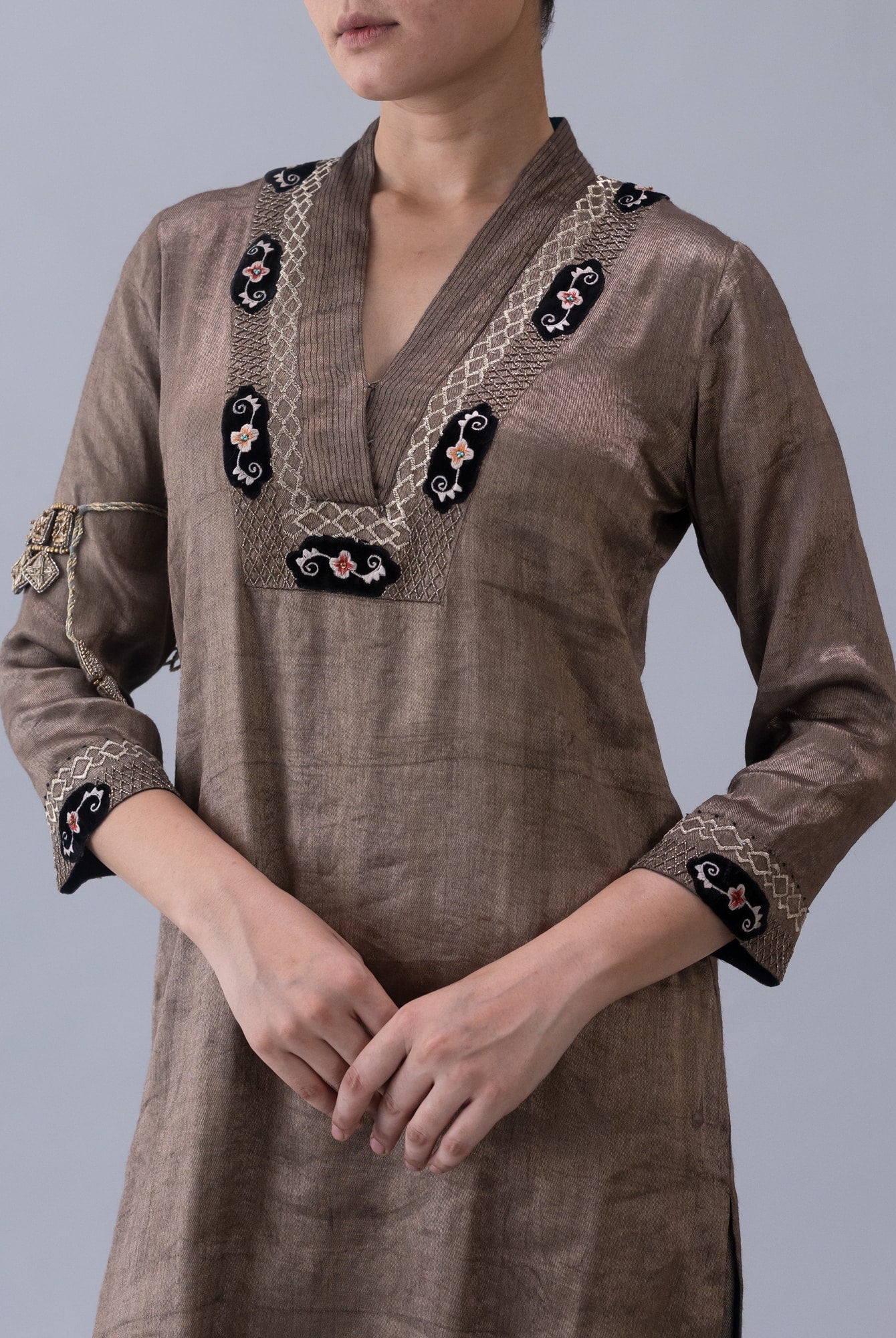 Gyatso Metallic Kurta - CiceroniKurta Set, Festive WearShades of India