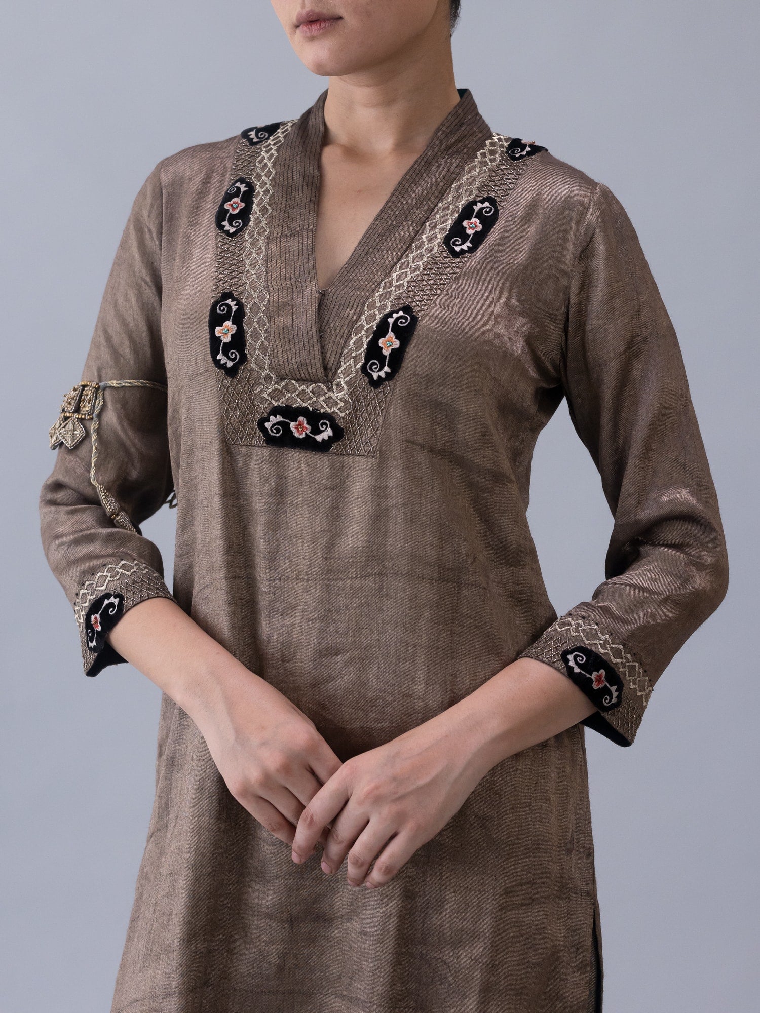 Gyatso Metallic Kurta - CiceroniKurta Set, Festive WearShades of India