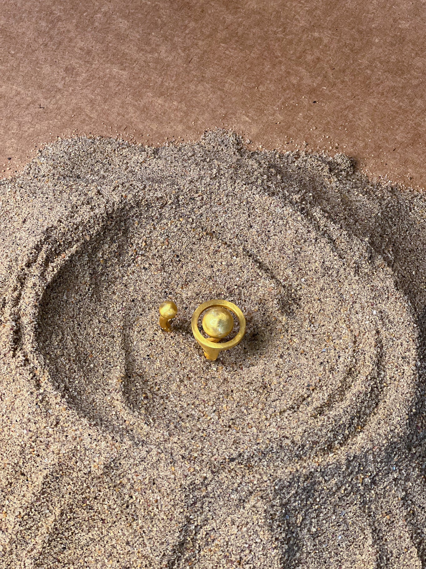 Halo and Ball ring - CiceroniRingsThe Loom Art