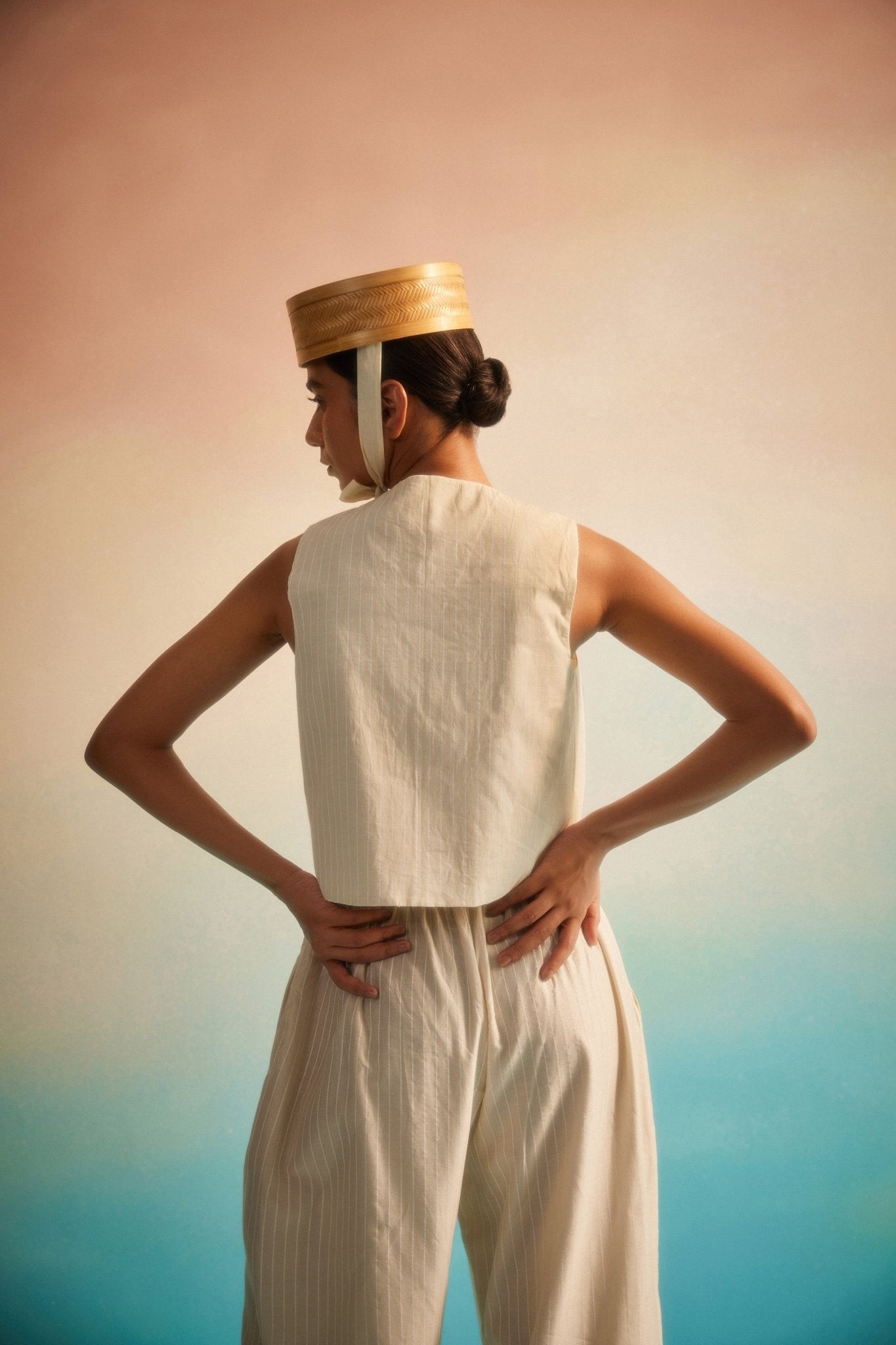 Hama Akari Stripe Pants - CiceroniPantsAhmev