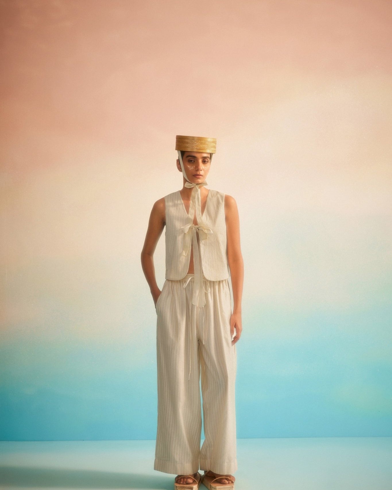 Hama Akari Stripe Pants - CiceroniPantsAhmev