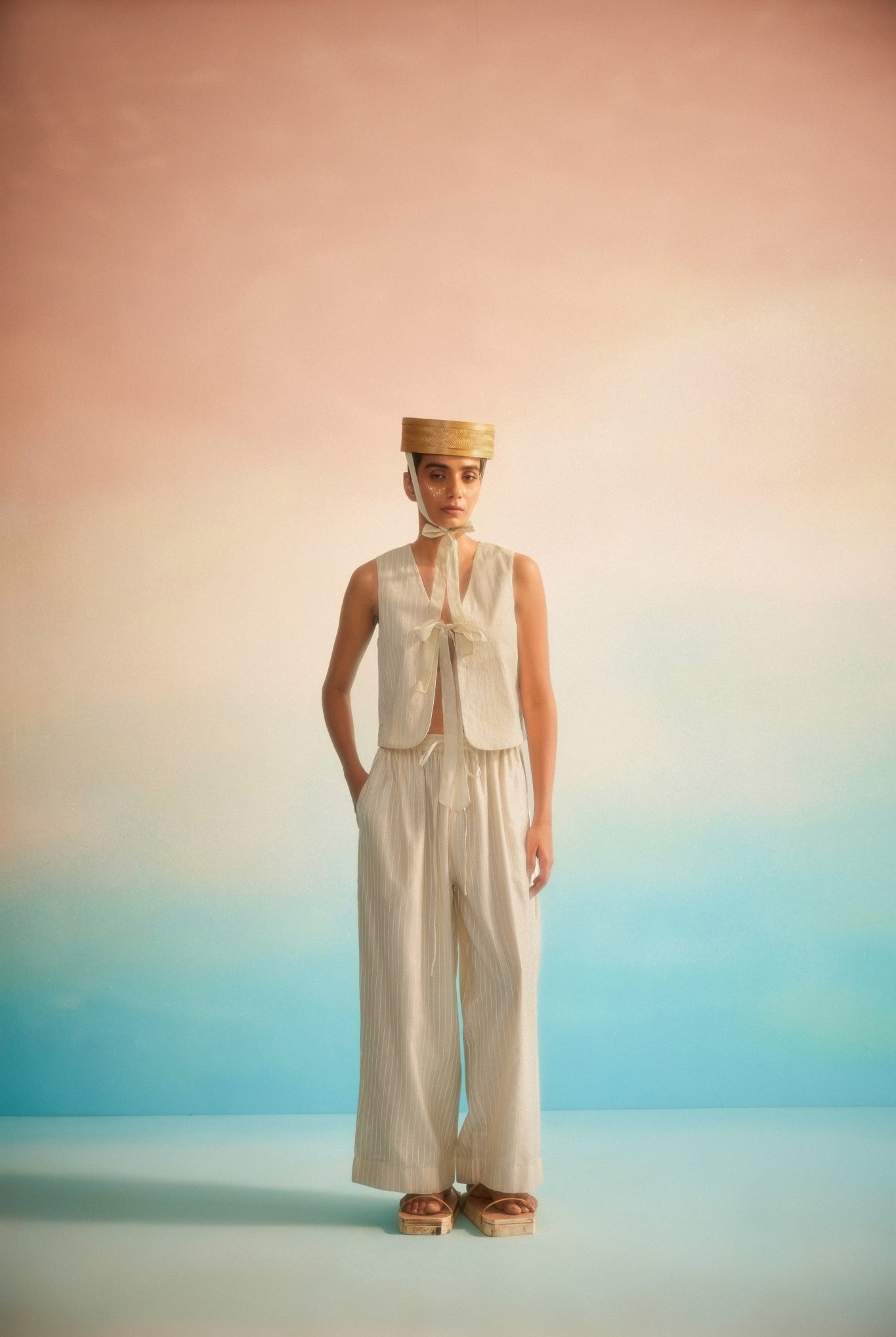 Hama Akari Stripe Pants - CiceroniPantsAhmev