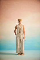 Hama Akari Stripe Pants - CiceroniPantsAhmev