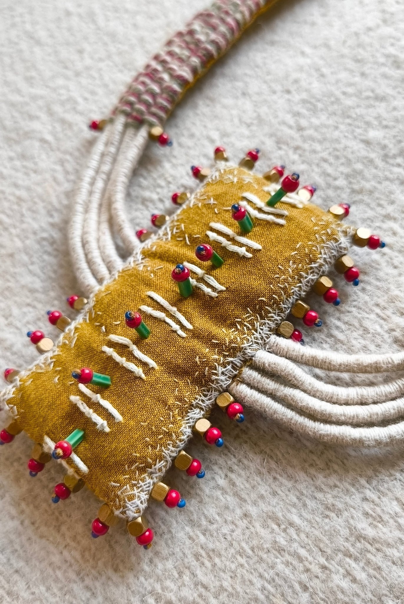 Handwoven Amulet Necklace - CiceroniNeckpieceBandish