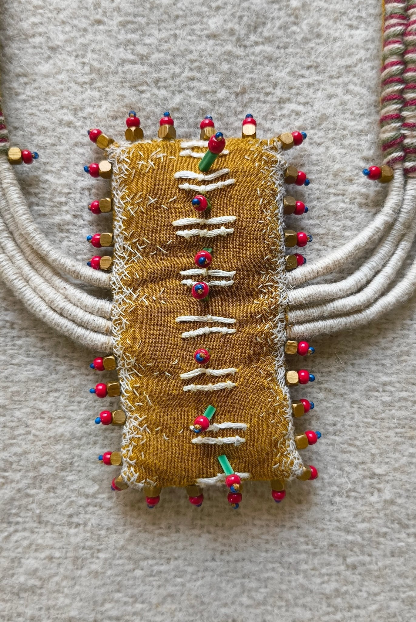 Handwoven Amulet Necklace - CiceroniNeckpieceBandish