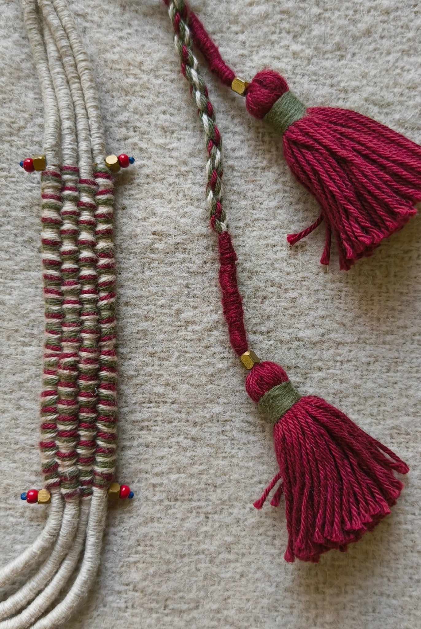 Handwoven Amulet Necklace - CiceroniNeckpieceBandish